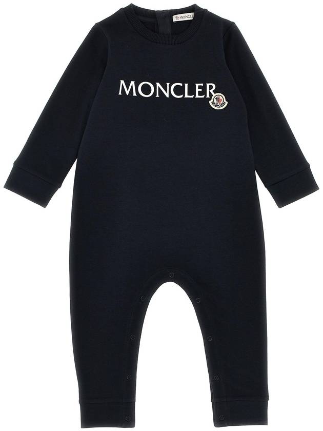 MONCLER KIDS 8L00002899AR778 로고 프린트 턱받이