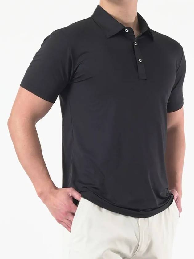 남성 골프 기본 무지 반팔 카라 티셔츠 이너웨어 골프복 남자골프웨어