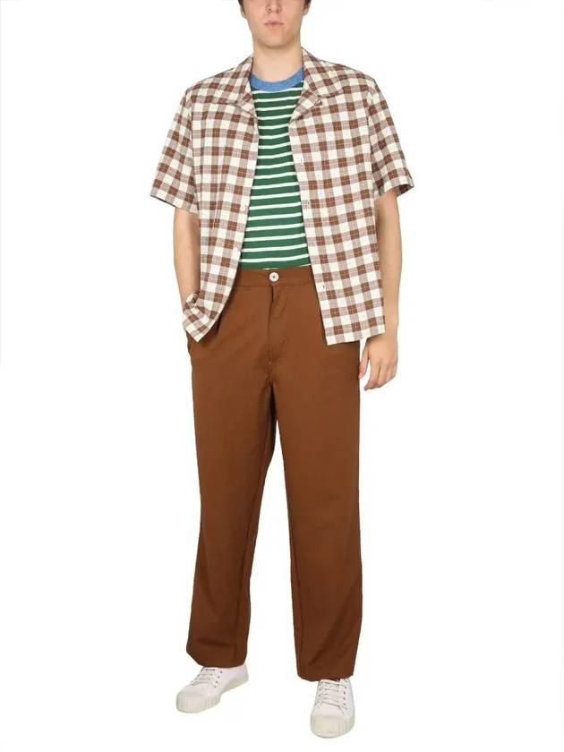 하울린 클래식 체크 셔츠 COCKTAILDAMORE_BROWNCHECK