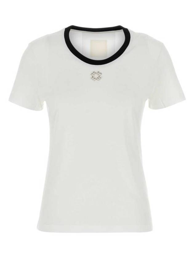 24FW 지방시 반팔 티셔츠 BW70EQG1Y0 100 White