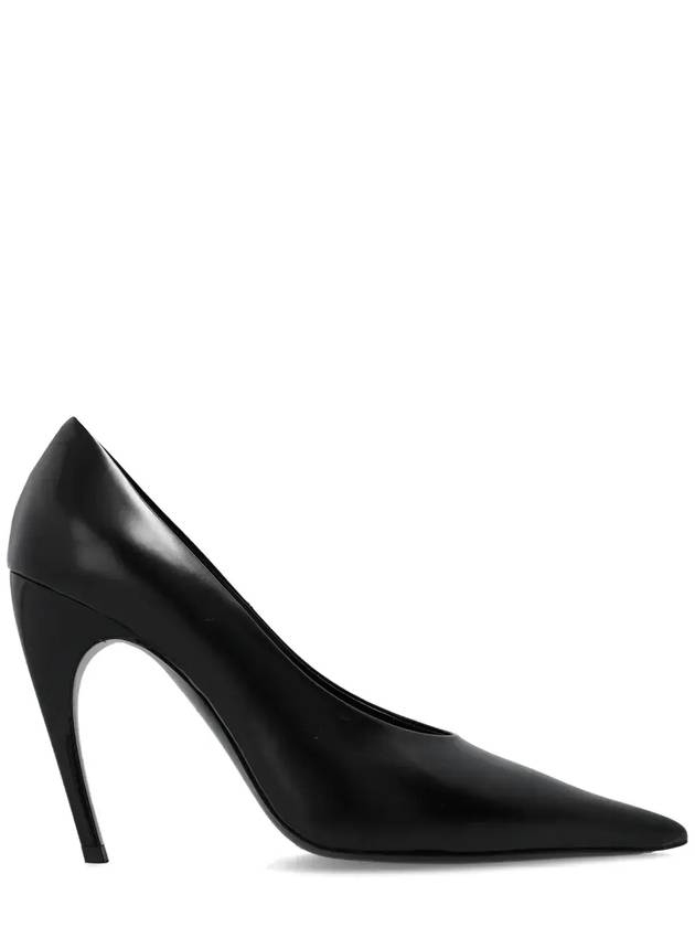 Nensi Dojaka 뾰족한 발가락 슬링백 펌프스 ND23FWSC41060A_BLACK