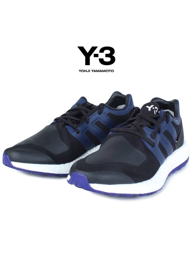Y-3 남성 퓨어부스트 스니커즈 BY8956 BLACK/PURPLE