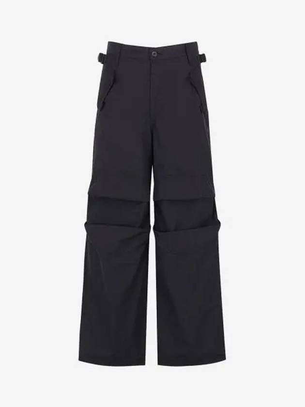 032c 하이퍼볼 파라슈트 카고 트라우저 블랙 032c Hyperbole Parachute Cargo Trousers Black