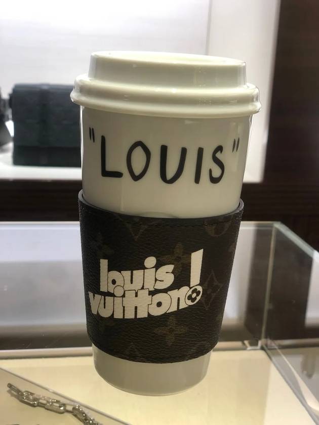 루이비통 BTS 방탄소년단 머그컵 도자기 컵홀더 세트