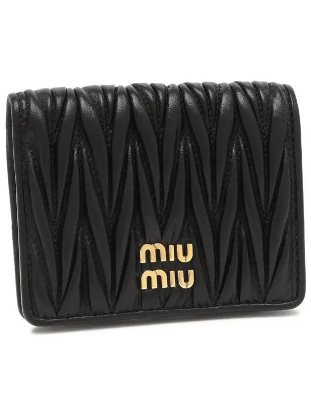 MIU 미우미우 25FW 마테라쎄 나파 가죽 반지갑 5MV204 AFPP F0002