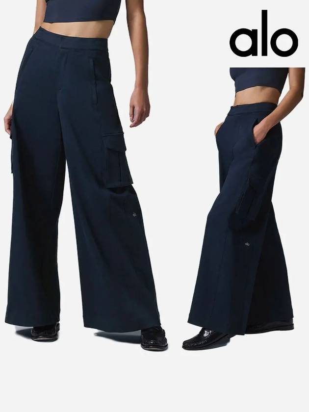 알로 alo 바지 쇼오프 30인치 카고 팬츠 네이비