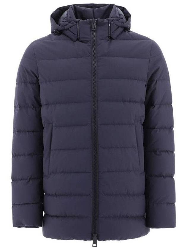 에르노 남성 고어텍스 라미나 패딩 블루