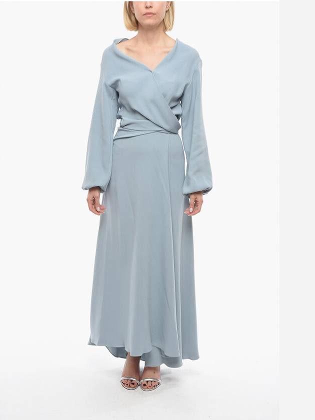 슈퍼 블론드 여성 롱 원피스