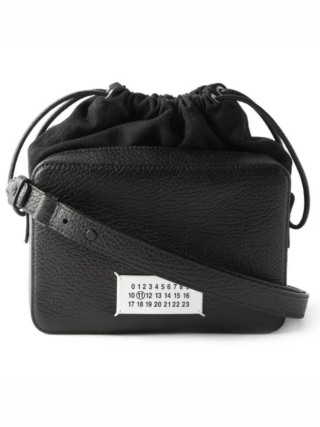 MAISON MARGIELA 메종 마르지엘라 5AC 블랙 그레인 가죽 카메라 백