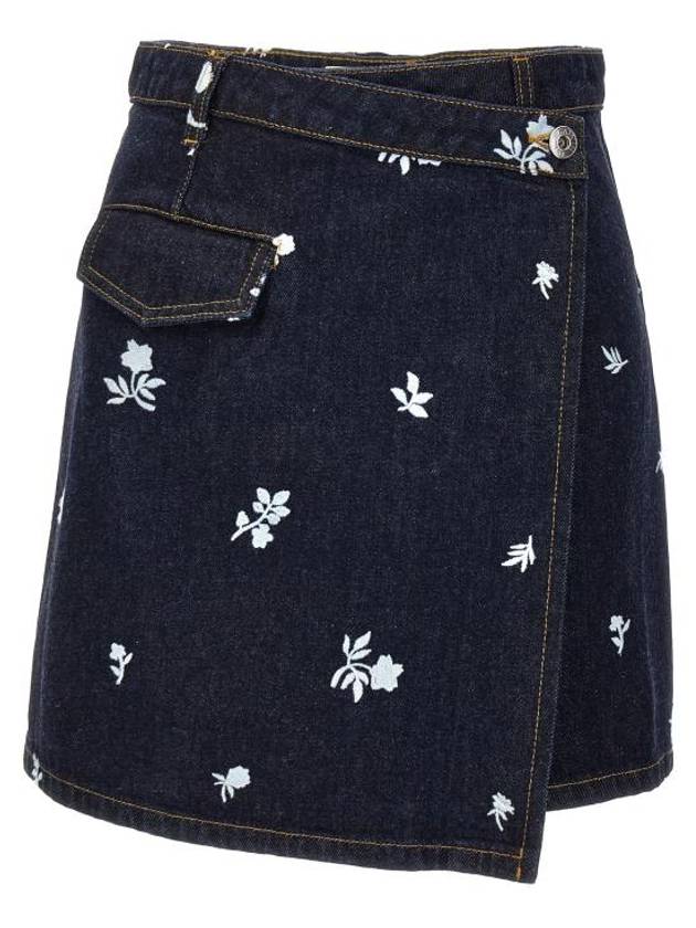 24SS 랑방 스커트 RWST0015D070P2429 Blue