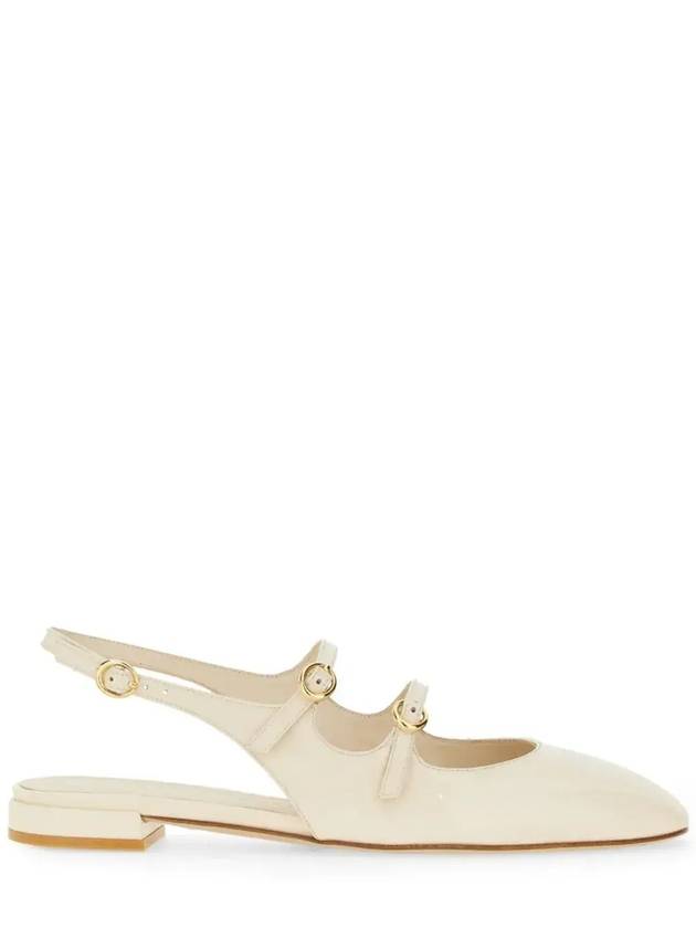 스튜어트 와이츠먼 베니 메리 제인 슬링백 플랫 슈즈 SI609_PY1