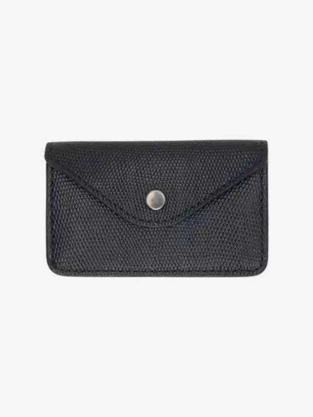르메르 엔벨로프 코인 퍼스 고트 레더 블랙 Lemaire Enveloppe Coin Purse Goat Leather Black