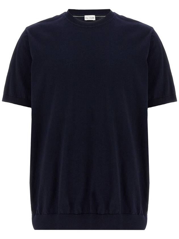 Pal Zileri - Knitted T-Shirt Blue
