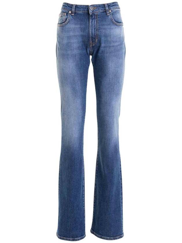 John Richmond Flared Bottom Slim Fit Jeans