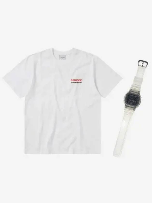 카시오 지샥 x 디스이즈네버댓 DW 5600TINT23 7DF 스켈레톤 스페셜 패키지 화이트 버전 Casio G Shock x Thisisneverthat DW 5600TINT23 7DF Skeleton Special Package White Ver.