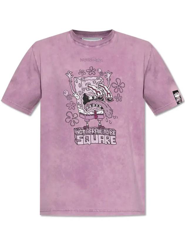 아이스버그 패턴 프린트 크루넥 티셔츠 25EI1P0F0246335_7632