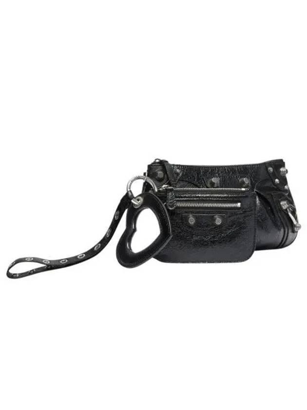 발렌시아가 르 카골 미니 멀티파우치 블랙 Balenciaga Le Cagole Mini Multipouch Black