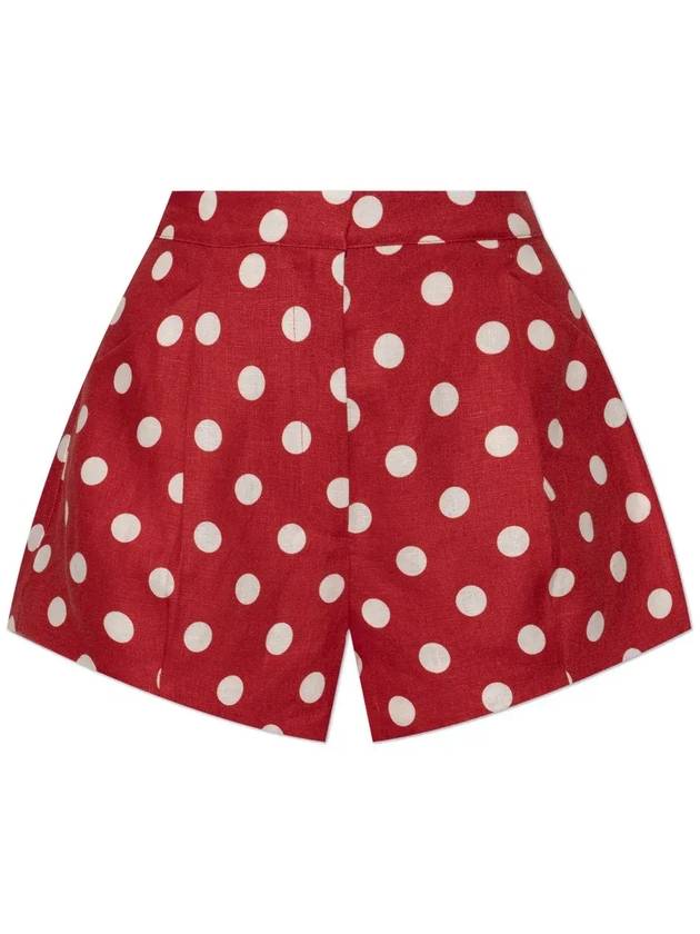 POSSE 클래식 폴카 도트 하이웨이스트 반바지 PS13560_POLKADOT