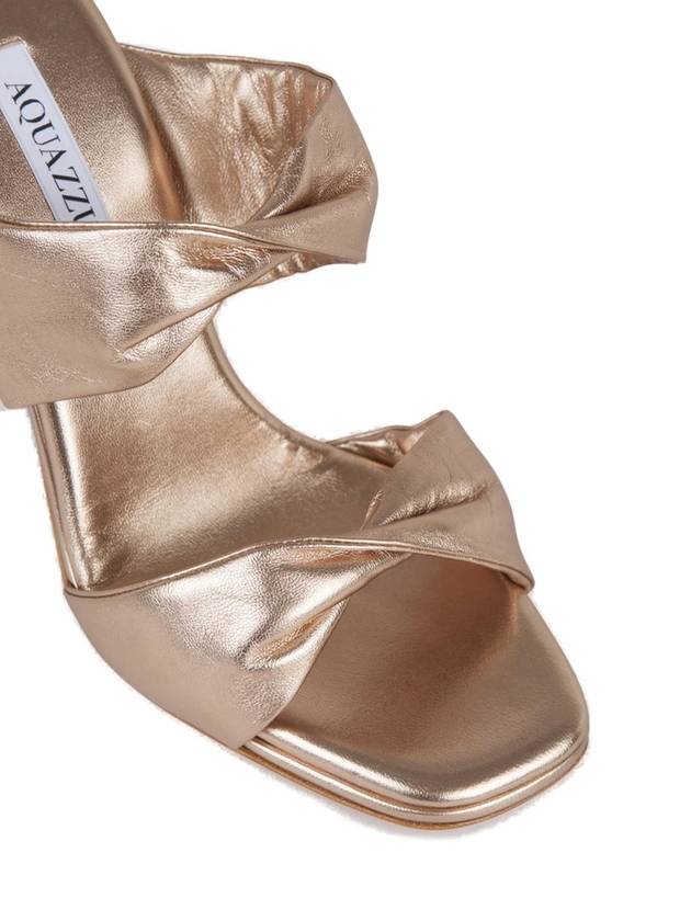 아쿠아주라 오픈 토 트위스트 샌들 Aquazzura Open Toe Twist Sandals