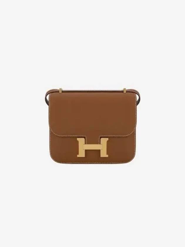 에르메스 콘스탄스 III 미니 18 백 앱송 & 골드 하드웨어 골드 거울 새 버전 Hermes Constance III Mini 18 Bag Epsom & Gold New Version with Mirror