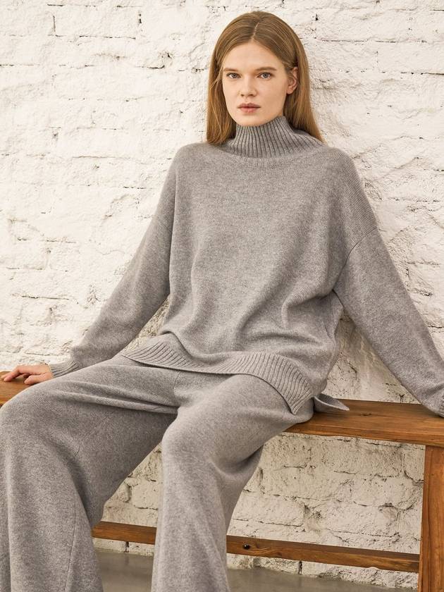 칼레이트 100% 캐시미어 루즈핏 스웨터 그레이 외 5 컬러