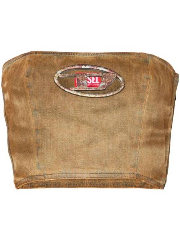 24FW 디젤 긴팔 티셔츠 A15838 0AJET 01 VINTAGE BROWN