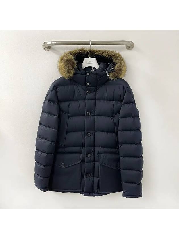 24FW 몽클레르 남성 Clunye 후드 다운 점퍼 네이비 1C00010596K7 776