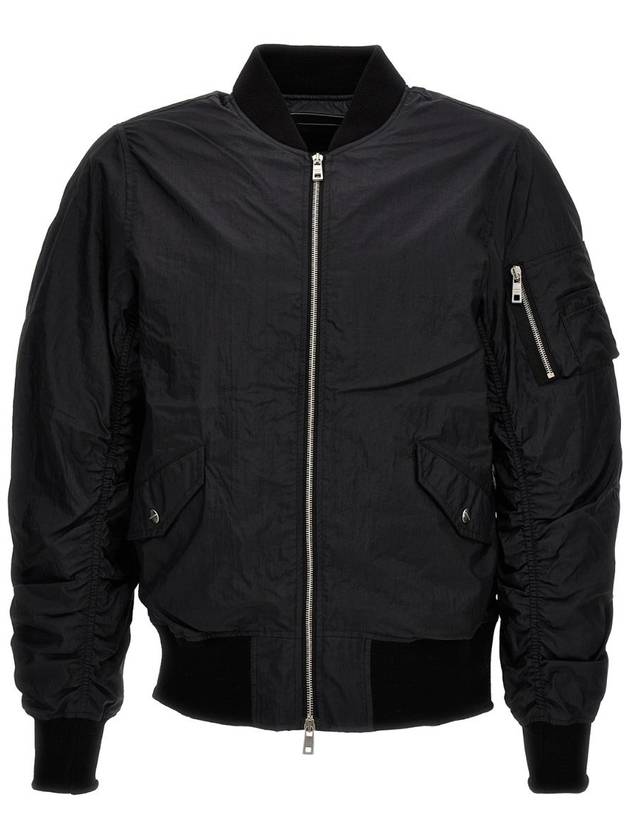 JF 조르지오 브라토 Black Nylon bomber jacket TX24S1305NYTTNERO