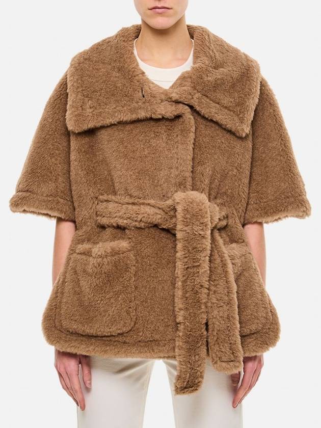 Max Mara Amato Teddy Cape With Belt