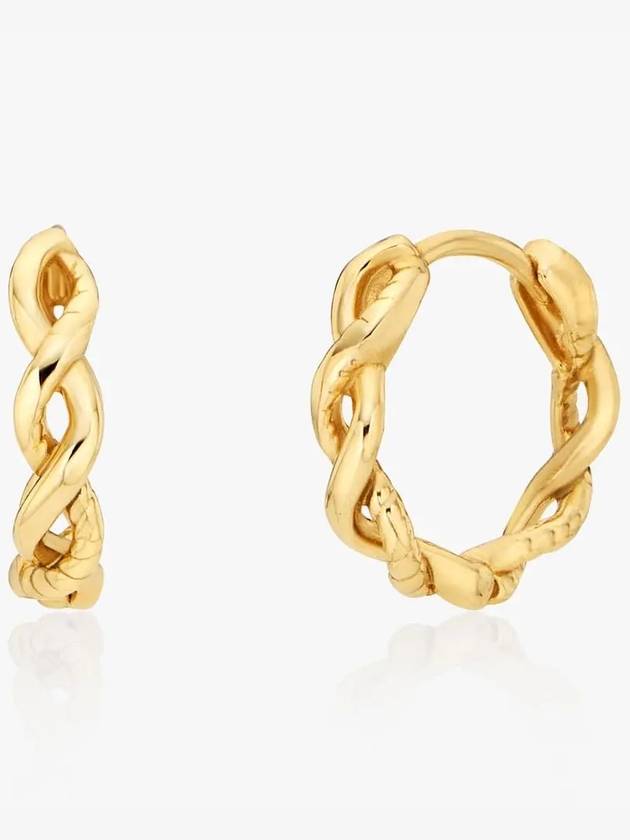 주문후제작 18K 프레스티지 브레이드 귀걸이