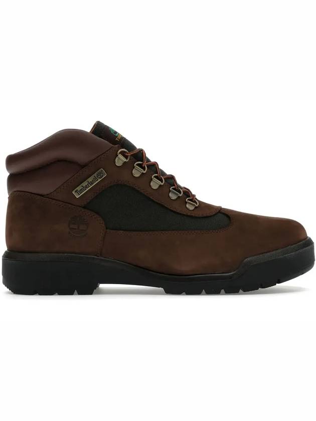 팀버랜드 필드 부츠 미드 레이스 업 워터프루프 초콜릿
