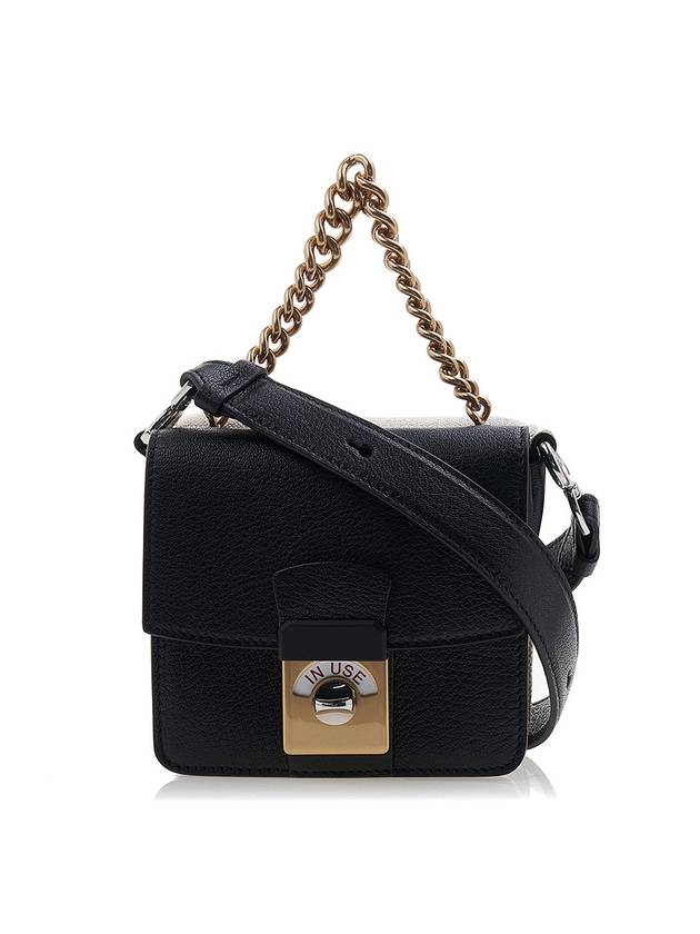 메종마르지엘라 뉴 락 스퀘어 숄더 백 블랙