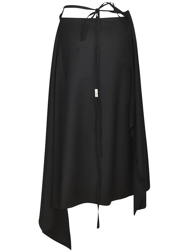 Ann Demeulemeester Ylva 미디 랩 스커트 Ann Demeulemeester Ylva Midi Wrap Skirt