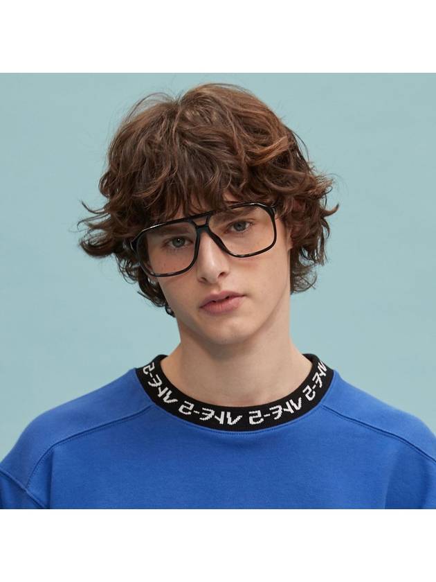 리플레이컨테이너 RC 넥 로고 MTM 맨투맨 코발트 블루