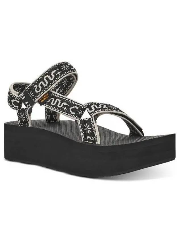 우먼 테바 플랫폼 유니버셜 샌들 샌달 반다나 블랙 Birch 5942137