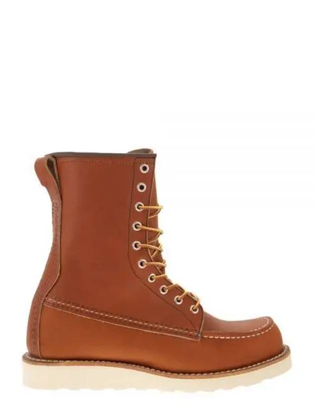 Red Wing Shoes 라운드 토 레이스업 부츠 남성 워커