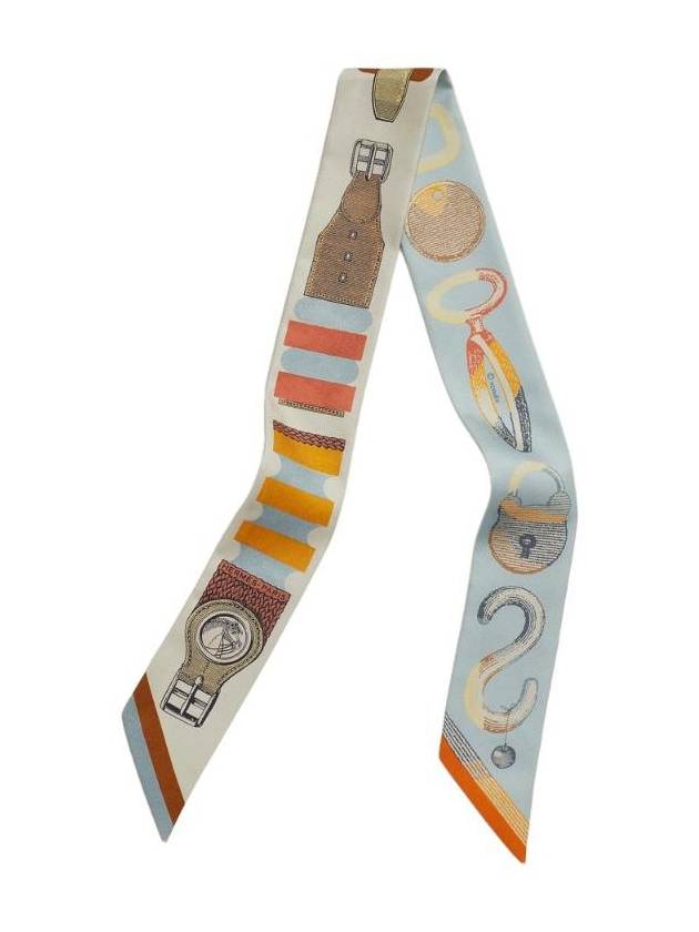 에르메스 앵벙떼르 포에티크 드 브라이드 블록 트윌리 매스틱 블루 사프란 H064288S01