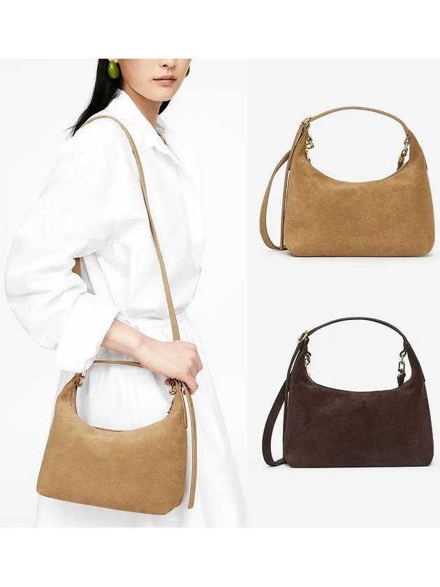 아르켓 가방 크림 프리 스웨이드 숄더백 2컬러