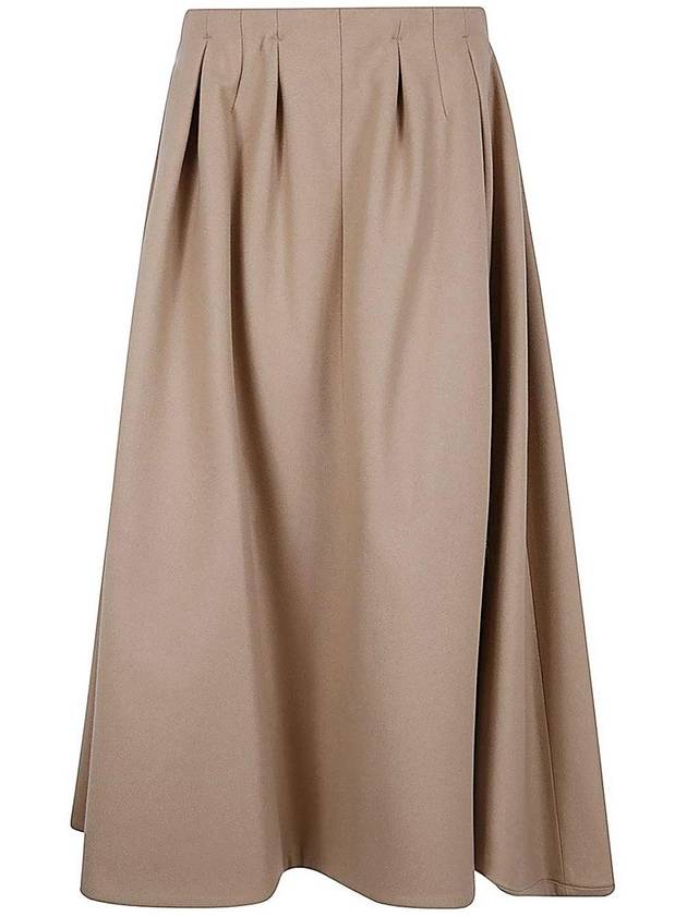 Patou Mid Length Volume Pleated Skirt