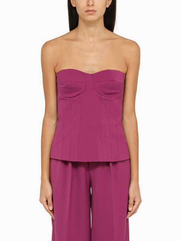 Federica Tosi Wool-blend peony top