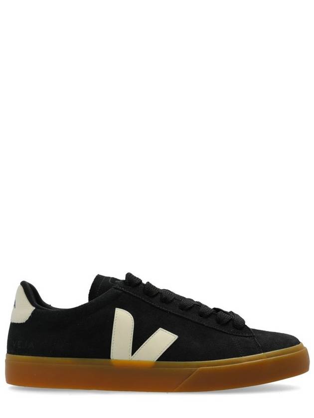 See 로고 패치 레이스업 스니커즈