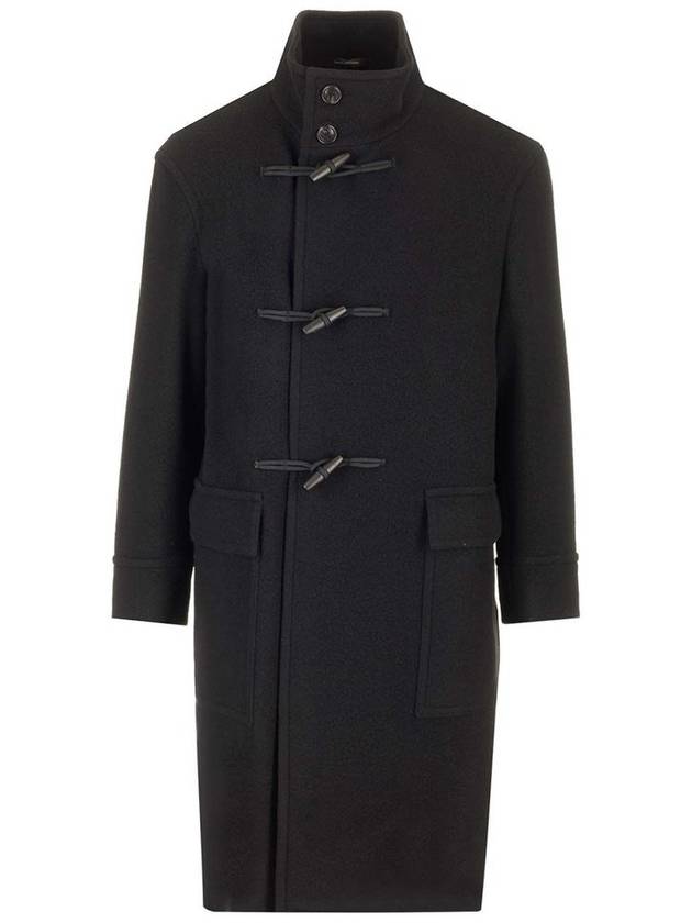탈리아토레 싱글브레스트 하이넥 더플코트