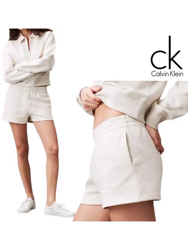 캘빈클라인 반바지 여성 스몰CK 쇼츠 바닐라