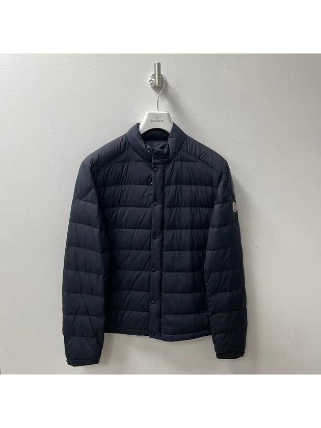 25SS 몽클레르 남성 셀브스 숏 다운 재킷 네이비 1A00023597YD SELVES