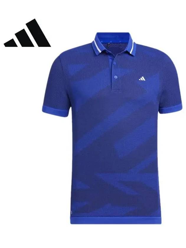아디다스골프 HT0073 남성 프라임 니트 반팔 폴로 셔츠
