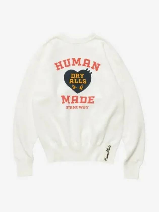 휴먼 메이드 츠리아미 스웨트셔츠 4 화이트 Human Made Tsuriami Sweatshirt 4 White