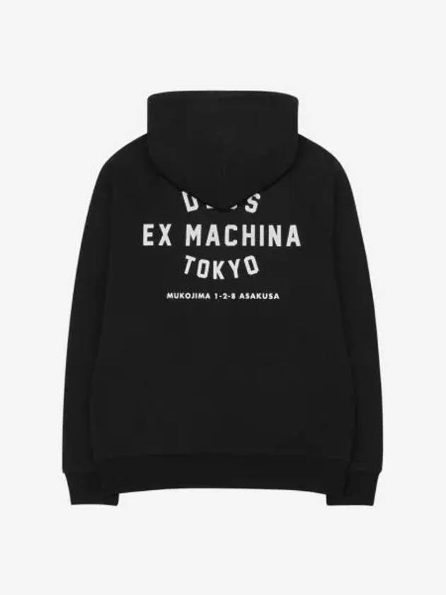 데우스 엑스 마키나 도쿄 아사쿠사 어드레스 후드 블랙 Deus Ex Machina Tokyo Asakusa Address Hoodie Black