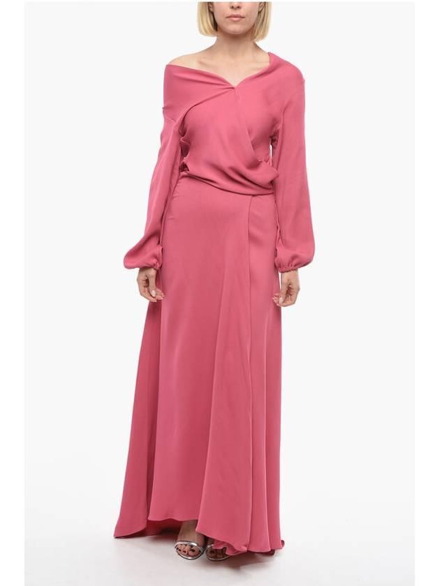 슈퍼 블론드 여성 롱 원피스