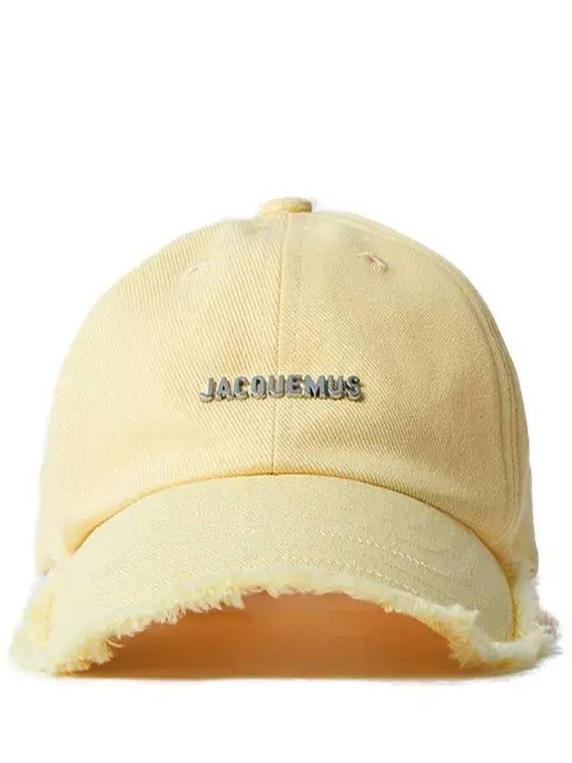 Jacquemus La Cap 아티초크 프린지 베이스볼 캡 235AC4525012CV25_205