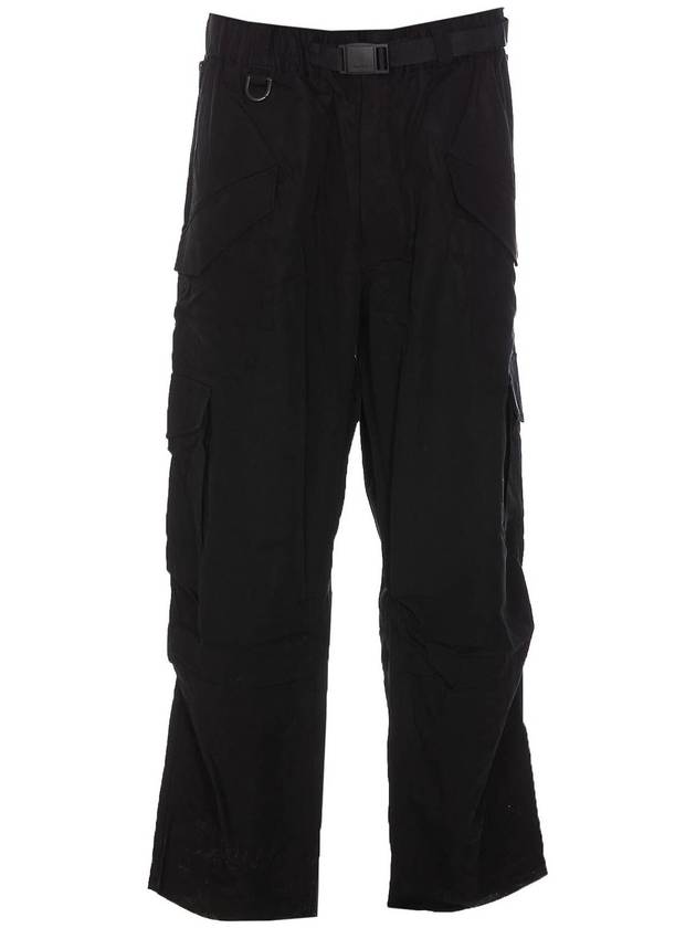 Y-3 Black pants elasticized on waist belt